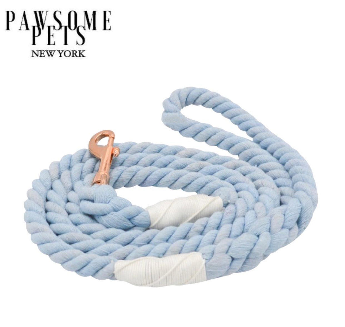 ROPE LEASH - PERIWINKLE-0