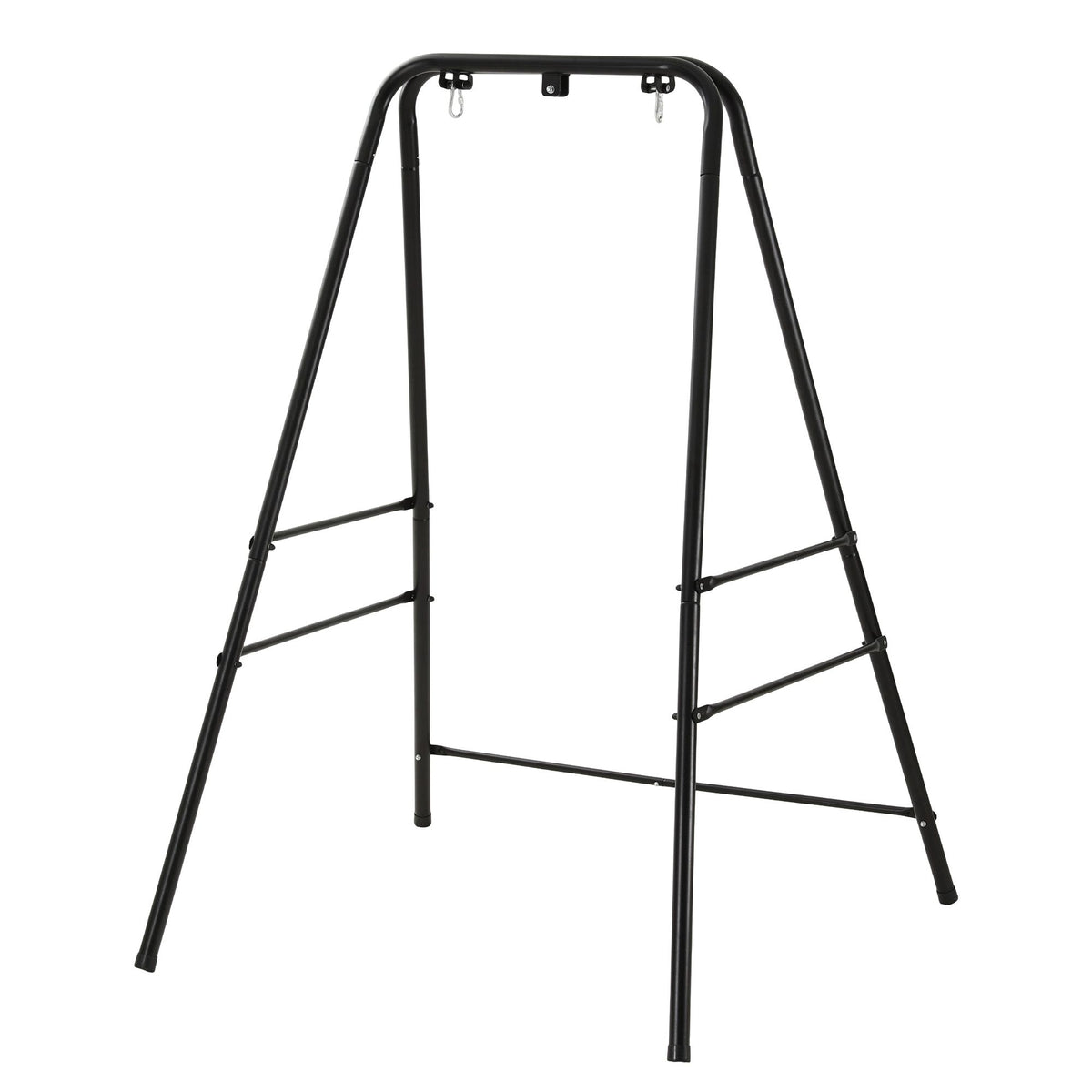 Gardeon Hammock Stand 135cm x180cm Steel Frame for Hanging Chairs Black