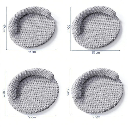 Additional product view: Dark Gray Cooling Pet Bed with Washable Cover, Medium