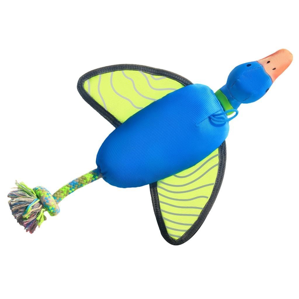 Interactive Dog Training Toy Fun Squeaky Bouncing Flying Ball Dog Chew Toy for Aggressive Chewers Chewing Outdoor Play - Multi - Size Dragonfly
