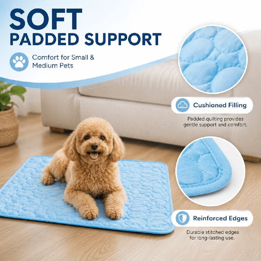 Additional product view: Cooling Mat for Dogs, Summer Pet Ice Mat Dog Mat Ice Silk Mat Cool Mat Pet Supplies, Cooling Mat for
