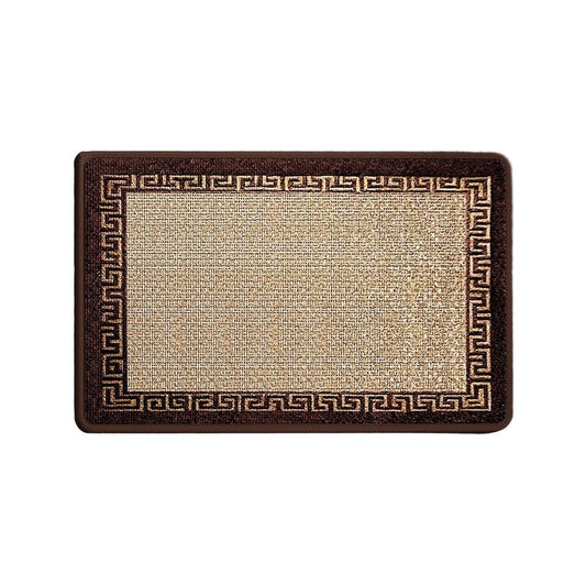 Additional product view: Non-Slip Bath Mat and Absorbent Rug, Soft Linen Floor Mat for Bathroom and Bedroom, Machine Washable,