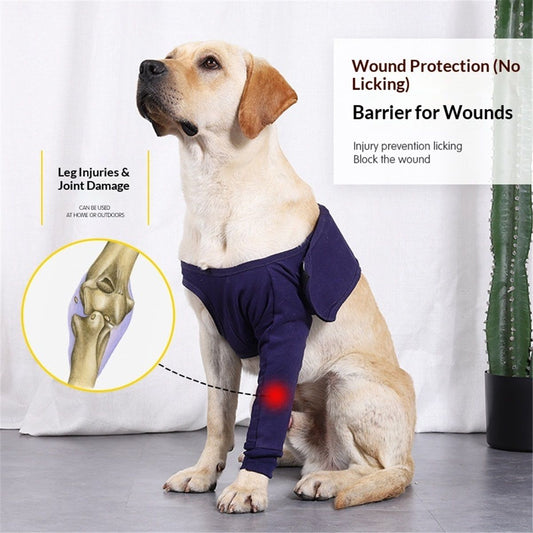 Additional product view: Dog Sleeves for Licking Dog Knee Brace After Surgery Wear for Dogs Abrasion Resistant Dog Recovery Sleeve for