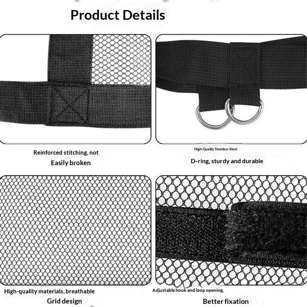 Calf Sling for Goat, Lamb, Sheep & Alpaca - Animal Weighing Sling - Newborn Livestock Calves & Baby Dogs(black)