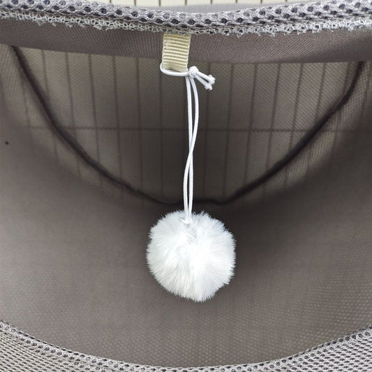 2 Pcs Cat Cage Hammock - Grey 35×27×20cm