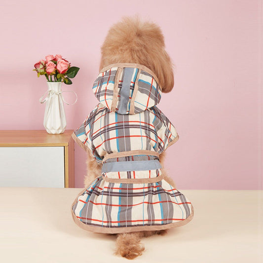 Adjustable Dog Raincoat for Small and Medium Dogs