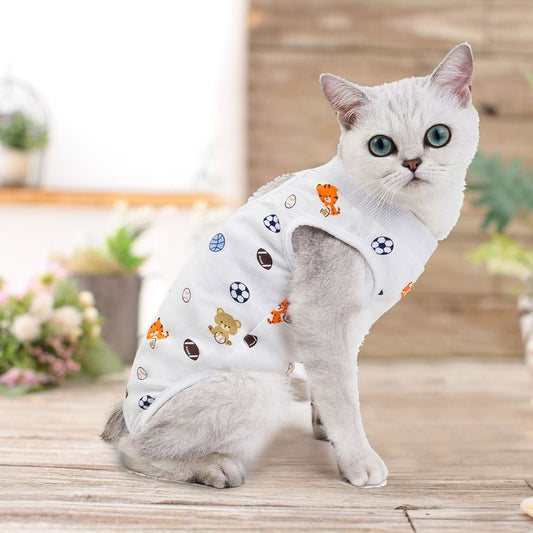 Additional product view: Cotton Pet Recovery Suit for Cats and Small Dogs