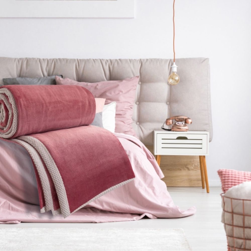 Double Sided Padded Fleece Blanket Flannel Blanket Quilt Winter Sheets Blanket Nap Blanket(39.3*59in)