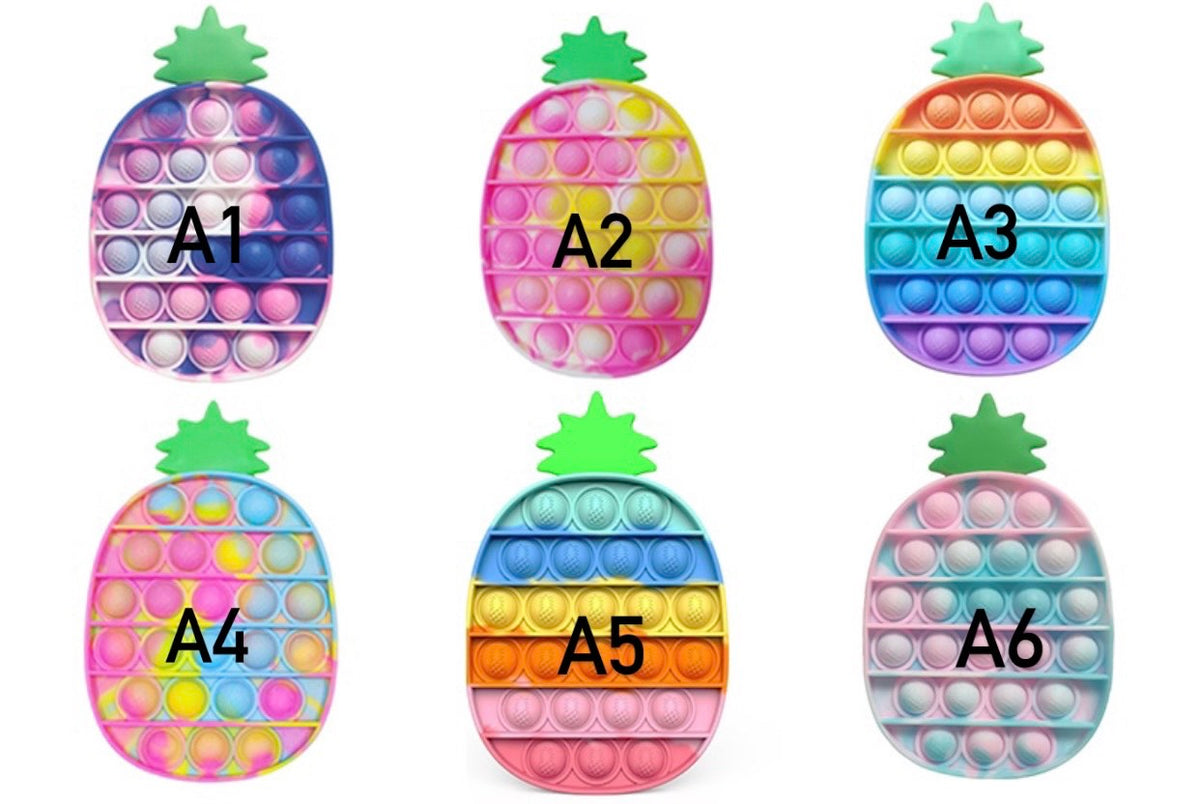 Jumbo Push Pop Fidget Sensory Toy-Pineapple Collection-2