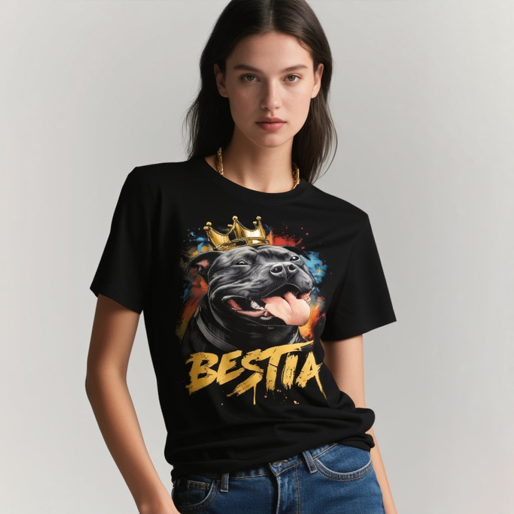Staffy T-shirt Black-1