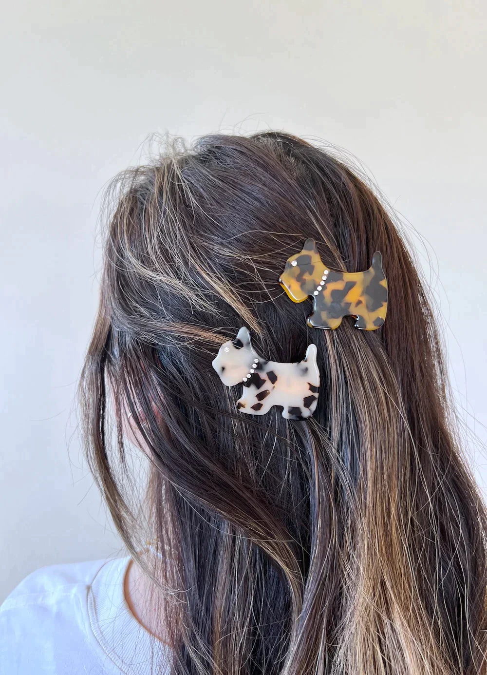 PAWSOME PETS NEW YORK Hand-painted Dog Hair Clip #3 | Eco-Friendly-1