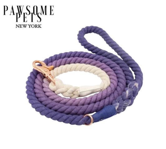 ROPE LEASH - OMBRE PURPLE-0