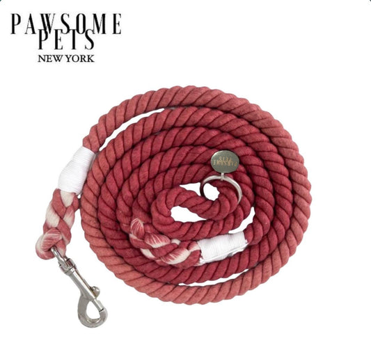 ROPE LEASH -  HENNA-0