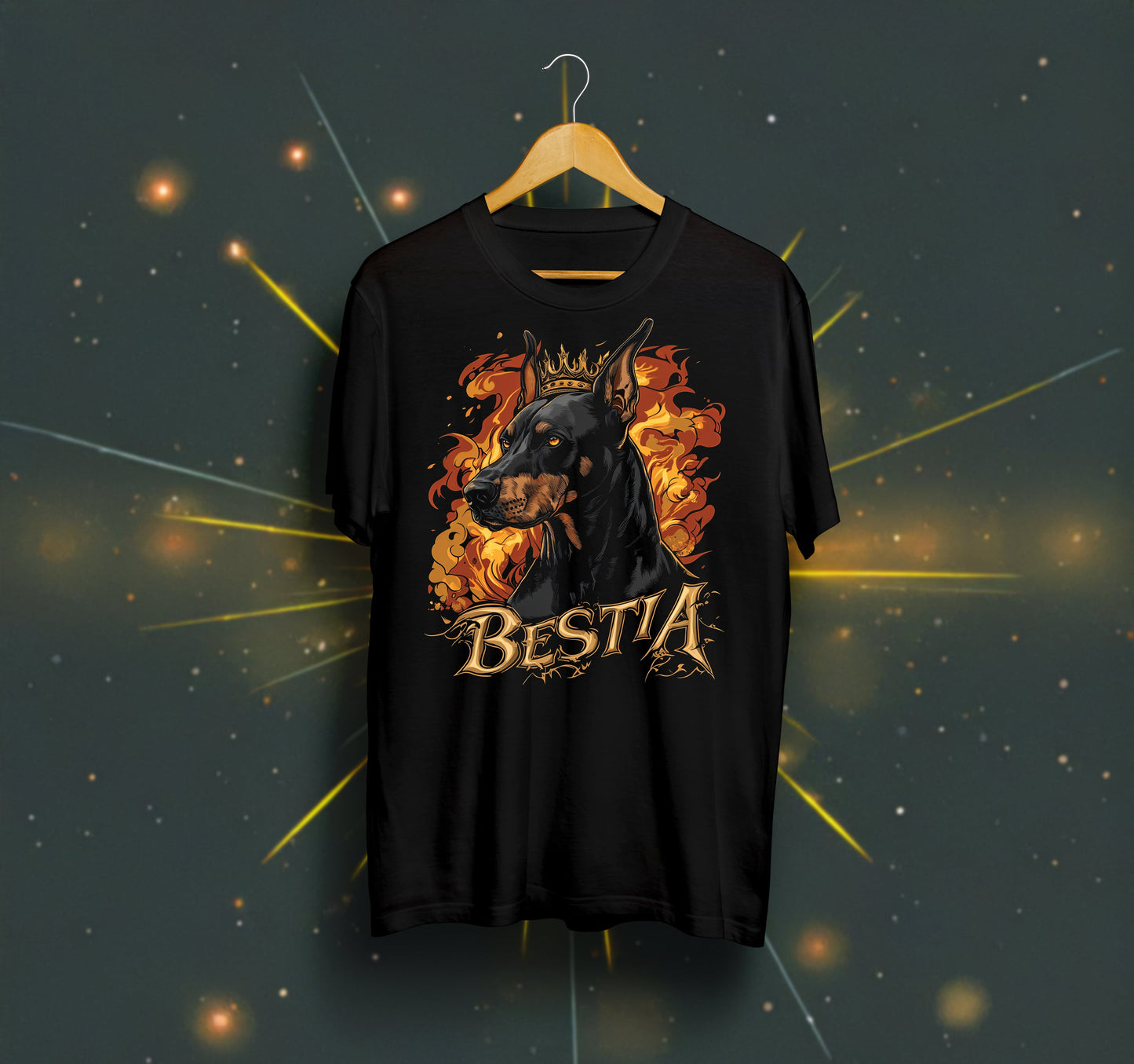 Dobermann T-shirt Black-0