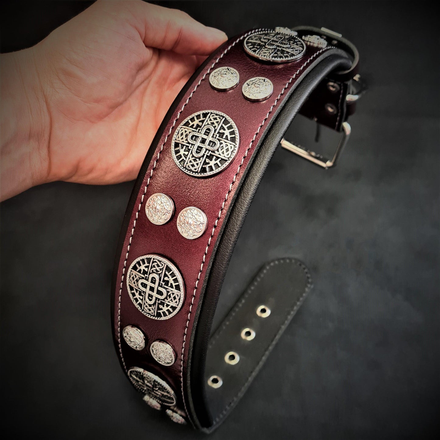 The "Hektor" Burgundy Collar LIMITED-1