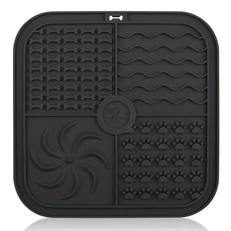 Silicone Slow Feeder Mat Bathing Distraction Silicone Dog Sucker Training
