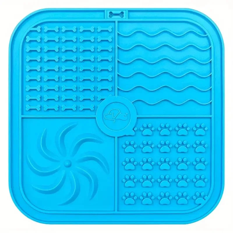 Silicone Slow Feeder Mat Bathing Distraction Silicone Dog Sucker Training