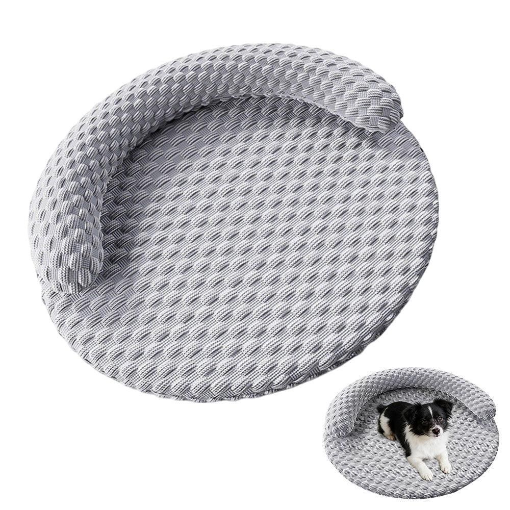 Additional product view: Dark Gray Cooling Pet Bed with Washable Cover, Medium