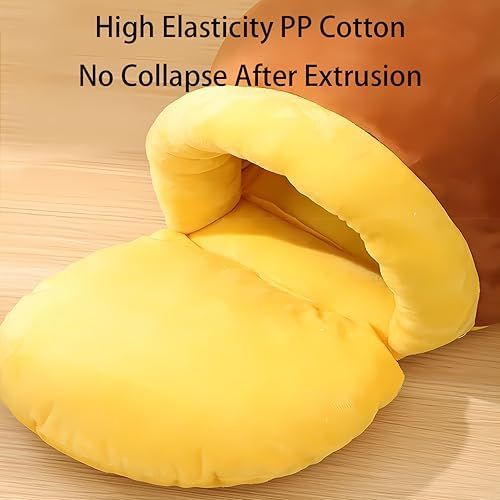 Cozy Honeypot Shaped Cat Bed with Removable Mat - Washable, Super Soft, and Warm Indoor Nest for Kittens and Puppies