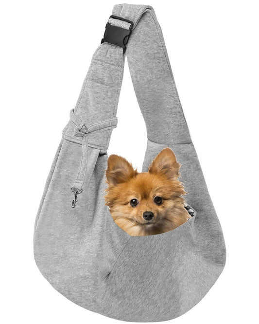 Grey Dog Carrier Bag Small Dog Carrier Sling Pet Travel Bag Australia