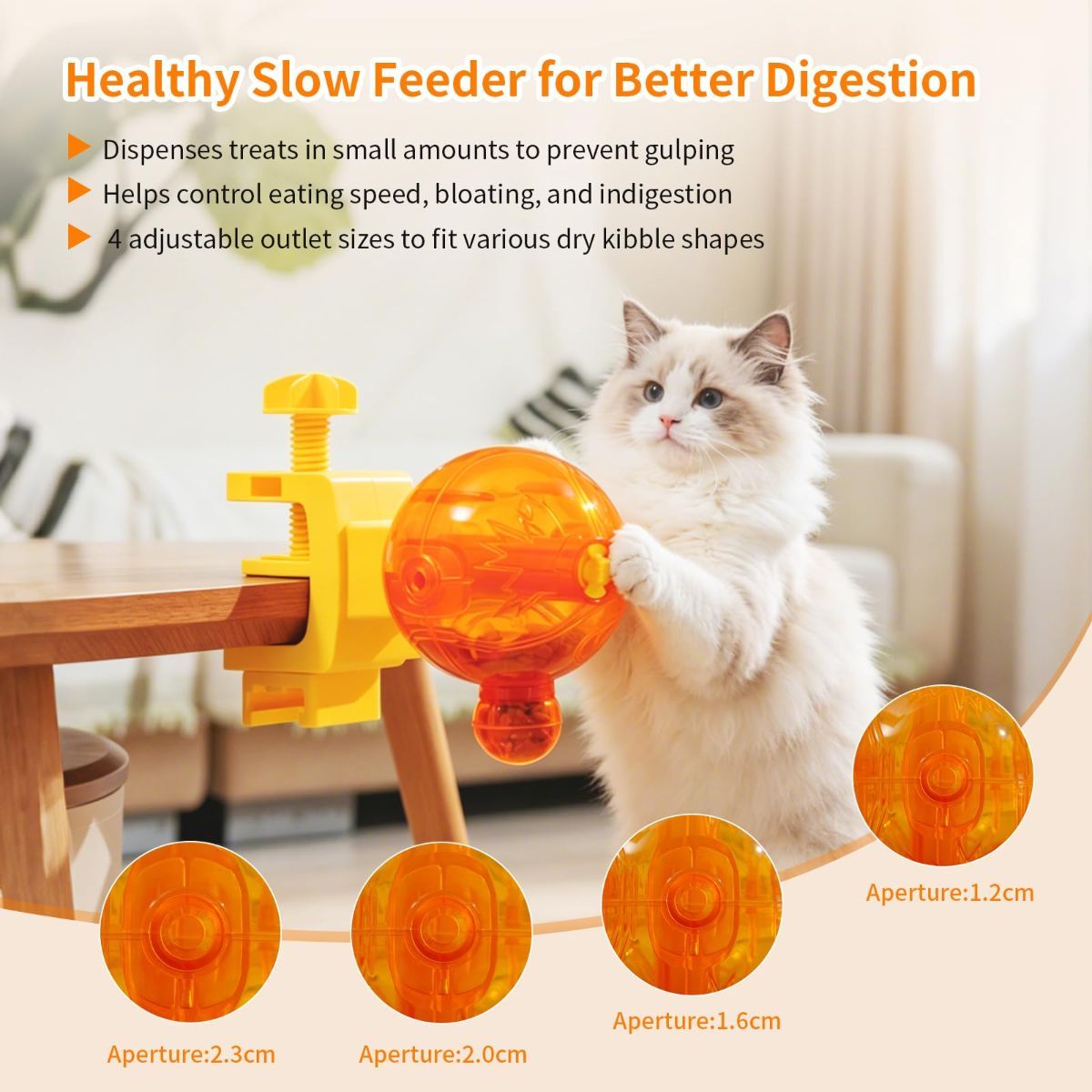 Dog Slow Feeder, Interactive Dog Puzzle Feeder for Enrichment adjustable difficulty, fixing strap, boredom relief, mental stimulation, slow eating, small medium dogs cats