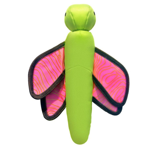 Interactive Dog Training Toy Fun Squeaky Bouncing Flying Ball Dog Chew Toy for Aggressive Chewers Chewing Outdoor Play - Multi - Size Dragonfly