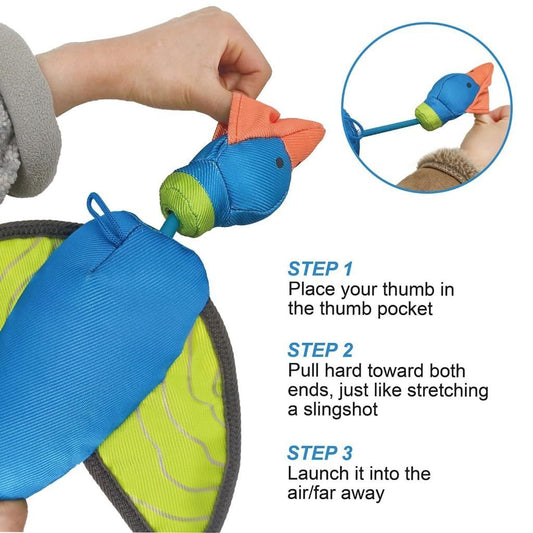 Interactive Dog Training Toy Fun Squeaky Bouncing Flying Ball Dog Chew Toy for Aggressive Chewers Chewing Outdoor Play - Multi - Size Snake
