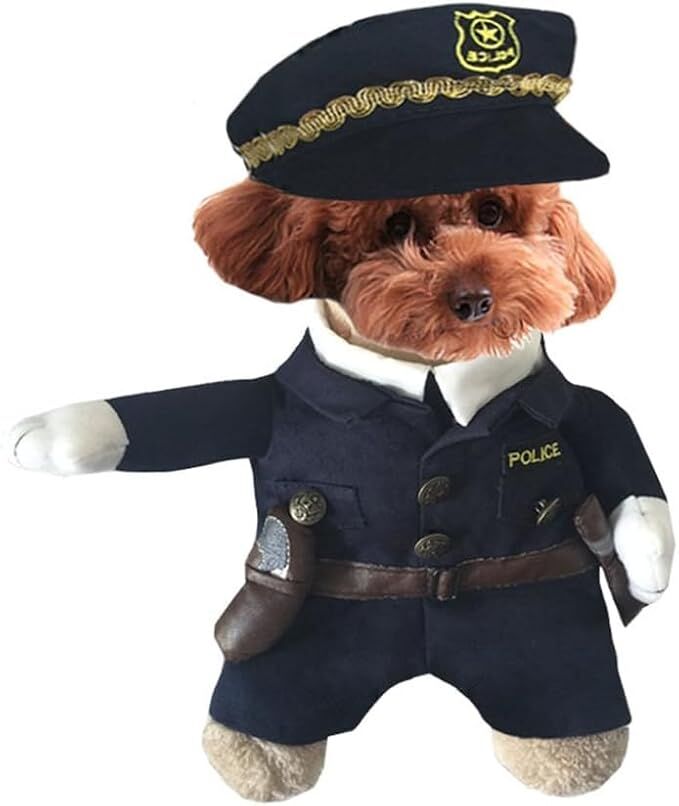 pet products Pet Cosplay Outfit, Funny Dog Cat Party Costume Puppy Uniform Pet Cosplay Clothes for Halloween Christmas Theme Party