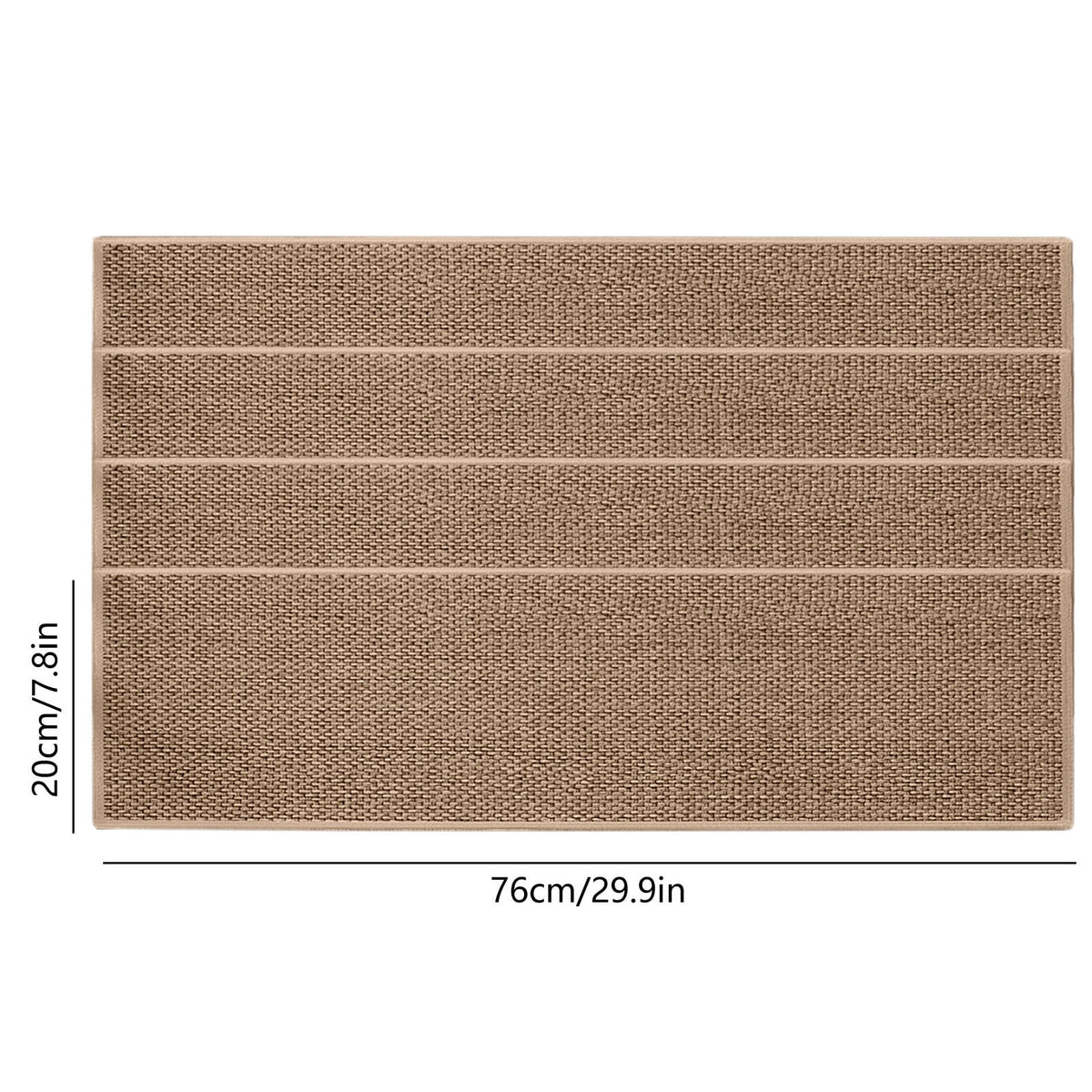 Stair Treads for Wooden Steps, Soft Stair Treads, 8 x 30 Inch Reusable Carpet Stair Treads, Washable Stair Runners for Wooden Steps Non Slip Stair Rugs #5_White