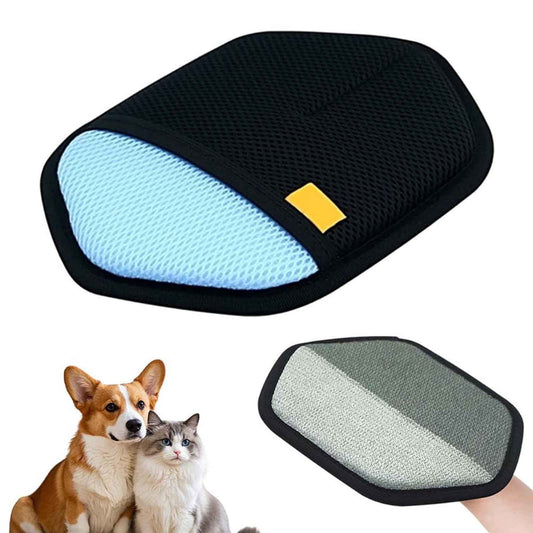 Pet Static Electricity Hair Removal Gloves Pet Remover 2026 New Electrostatic Pet Removal Gloves for Dogs Thickened Brush Reusable Washable Pet Remover Glove Tool for Furniture Couch Car Blue
