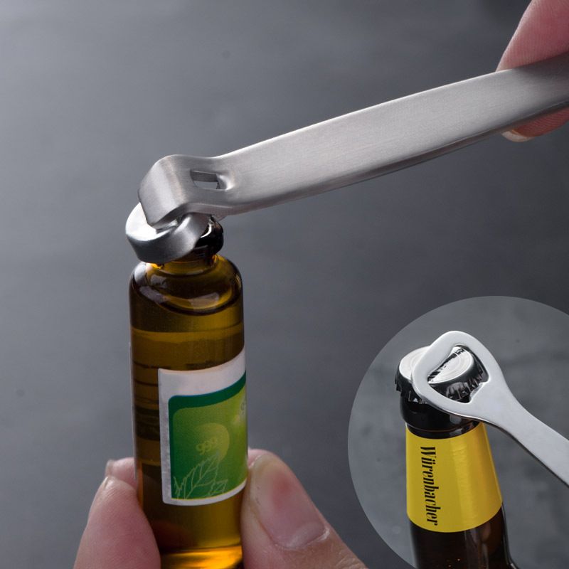 2 Pcs Vial Decapper for Flip Vial Cap Stainless Steel Remover Oral Liquid Pharmacy Seal Opener Crimped Vial Cap Opener Bottle