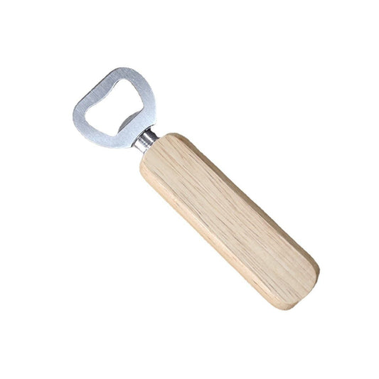 2 Pcs Wooden Handle Bottle Openers,Alloy Bottle Opener are Wldely Used for Party, Daily Life, Travel and Good Gifts for Festivals