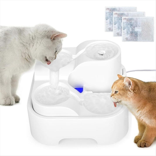 Additional product view: Cat Water Fountain,Pet Drinking Fountain for Multiple Pet,Ultra Silent Cat Water Bowl ,for Small Medium Cat
