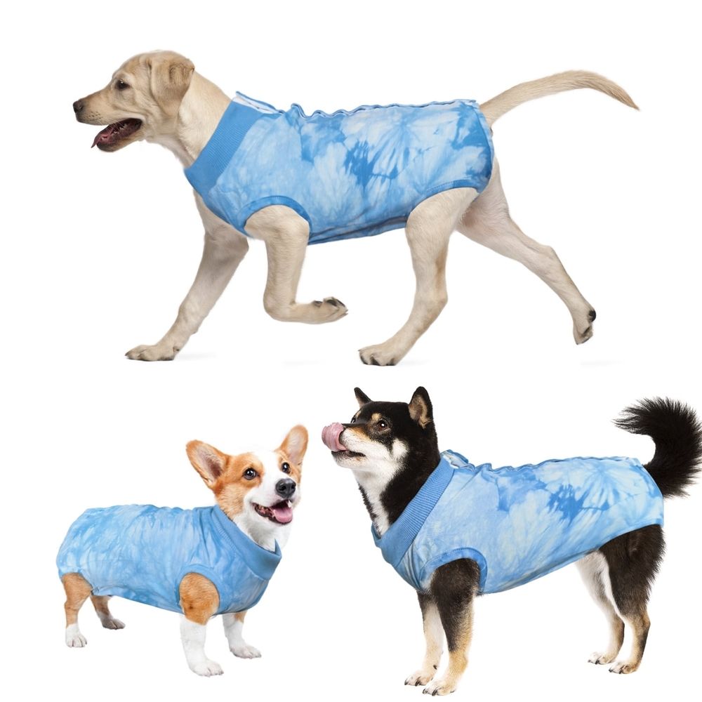 Pink Dog Post-Surgery Recovery Suit, Large shown in the product image