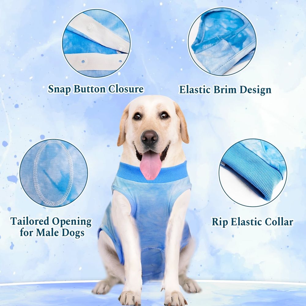 Additional product view: Pink Dog Post-Surgery Recovery Suit, Large