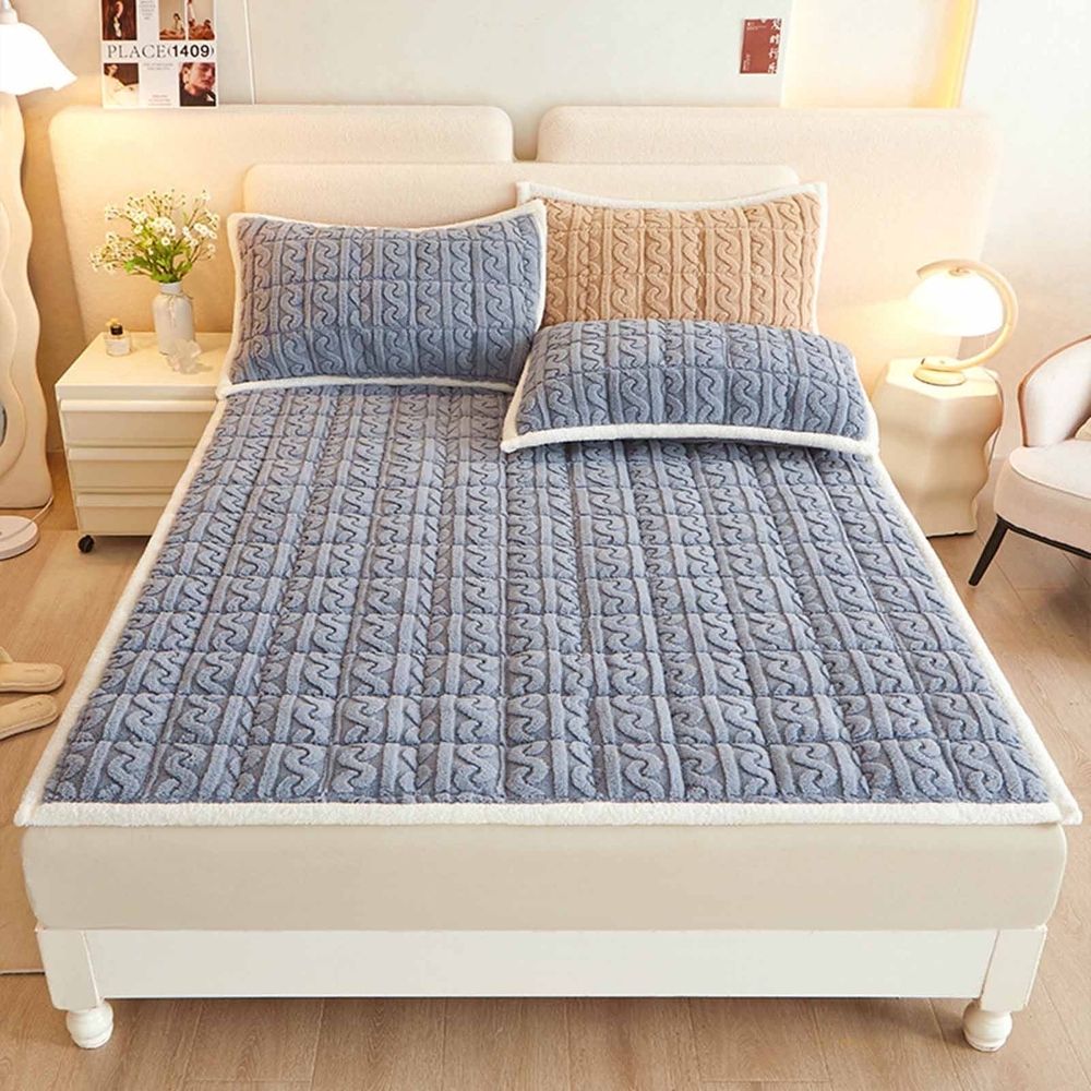 Mattress,  Winter Warm Tatami Mat, Breathable Washable Mattress, Topper Student Dormitory Cotton Padded Mattress 70.8*78.7in