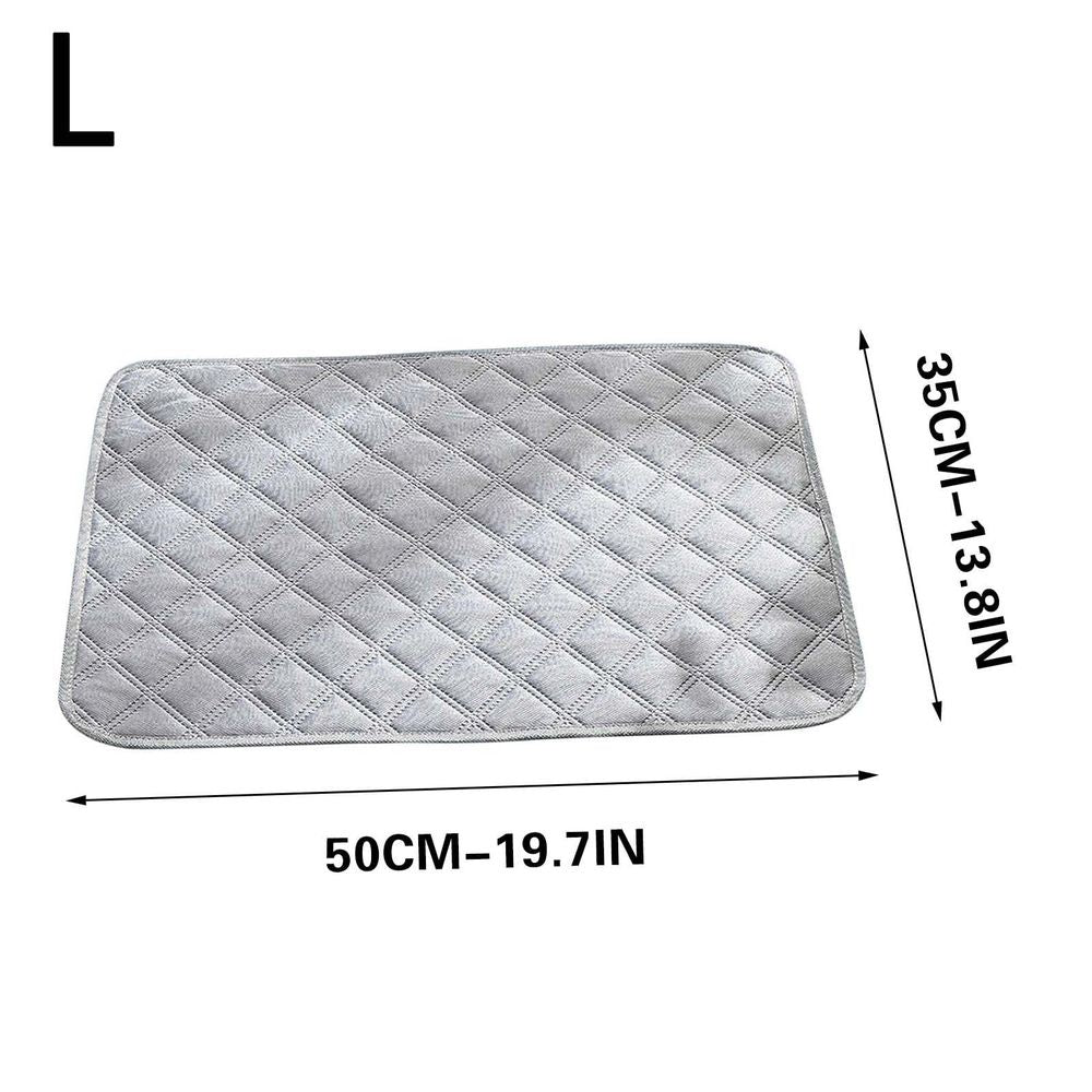 Dog Cooling Mat, Washable Pet Urinary Mat for Dogs and Cats Training Instant Water Absorption Mat for Dogs, Cages, Sofa Mats, Pet Cooling Mats for Dogs(M, 13.8x13.8in)