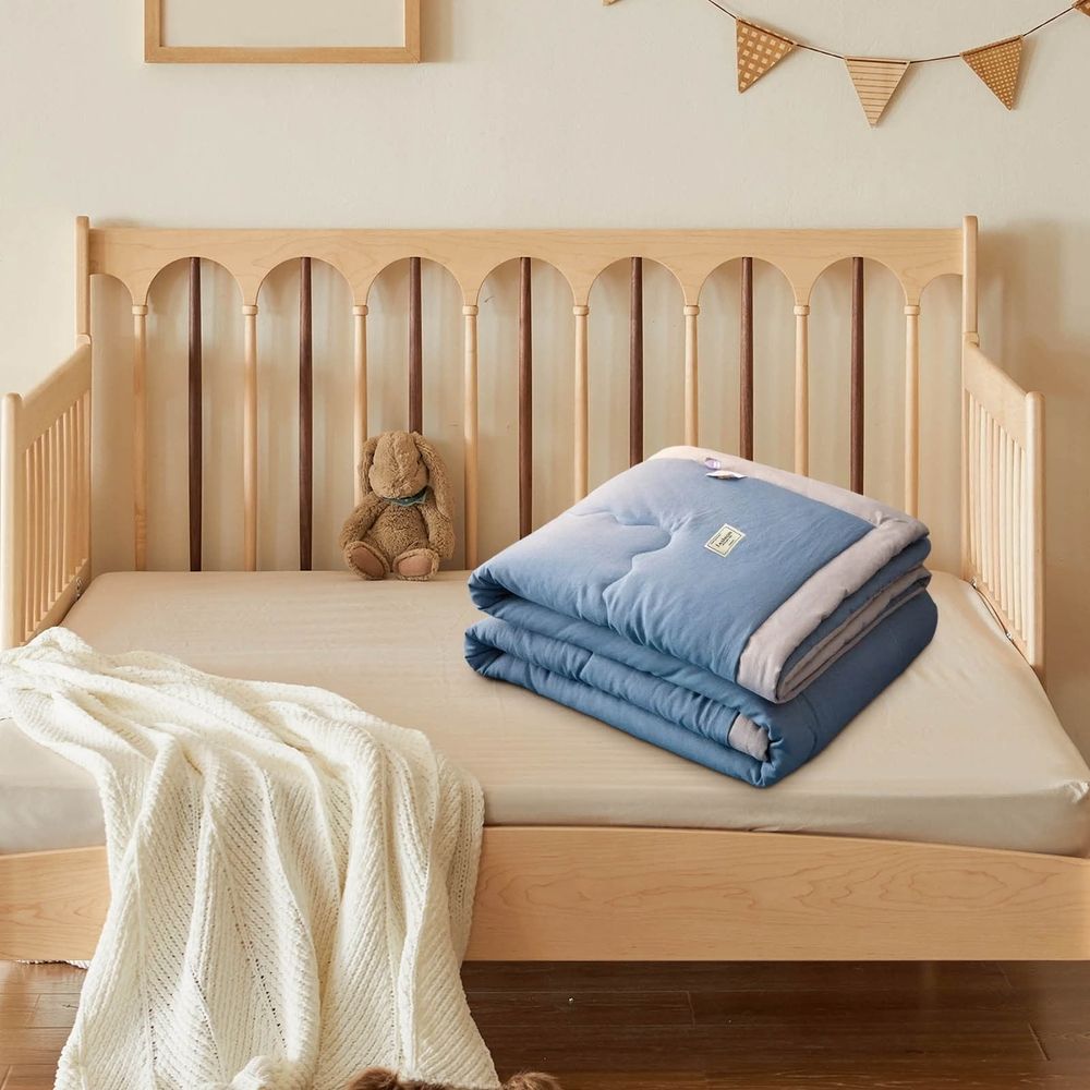 Summer Cool Quilt, Double Sided Cooling Blankets, Lightweight Breathable Quilt, Cold Blankets for Hot Sleepers and Night Sweats Sleeping, Machine Washable, 59'×43.3'