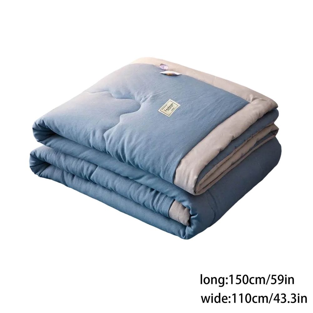 Summer Cool Quilt, Double Sided Cooling Blankets, Lightweight Breathable Quilt, Cold Blankets for Hot Sleepers and Night Sweats Sleeping, Machine Washable, 59'×43.3'