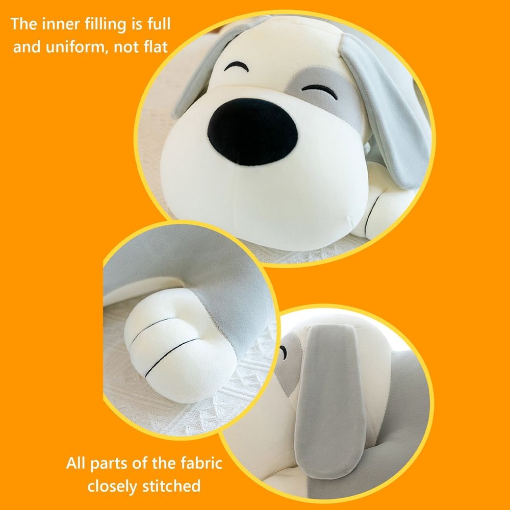 Stuffed Animals Clearance! Very Soft Dog Hugging Body Pillow Large Puppy Stuffed Animals Soft Cuddle Brown Yellow