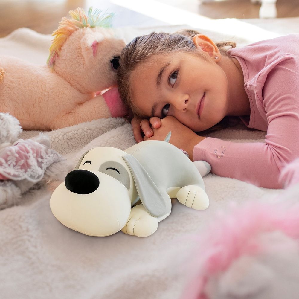 Stuffed Animals Clearance! Very Soft Dog Hugging Body Pillow Large Puppy Stuffed Animals Soft Cuddle Brown Yellow