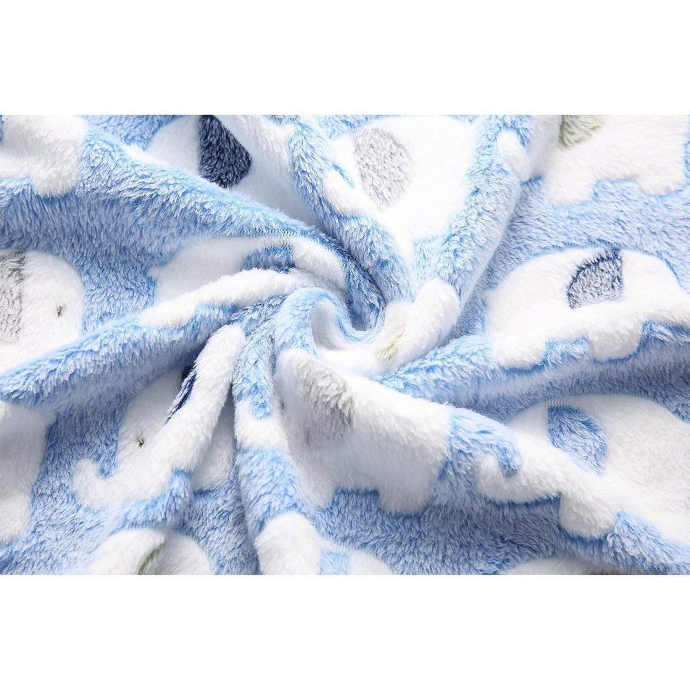 3 Pack Blankets Super Soft Cute Dog Fleece Blanket Flannel Throw for Dog Puppy Cat Beige/Brown/Pink Small