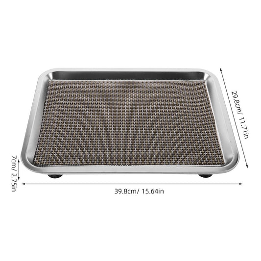 Additional product view: Anti-Spill Cat Water Fountain Base, Plated Silver, Microridged, Splash Guard, Non-Slip