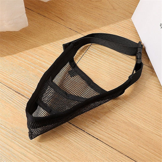 Additional product view: Dog Muzzle for Small Medium Large Dogs Poodle Retriever Doberman, Air Mesh Breathable and Drinkable Pet Mouth
