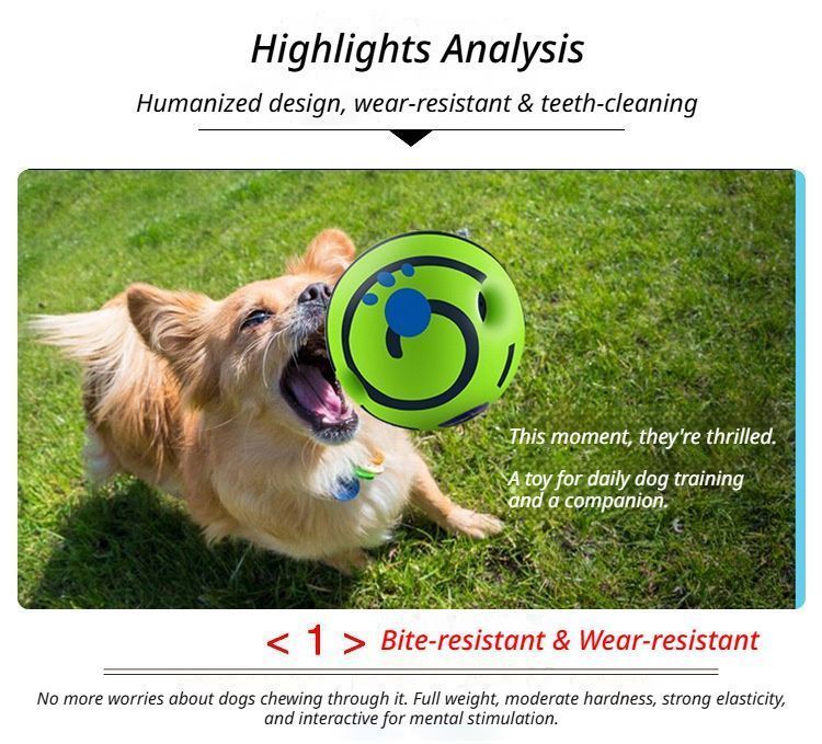 7cm Dog Squeaky Ball OPP Bag