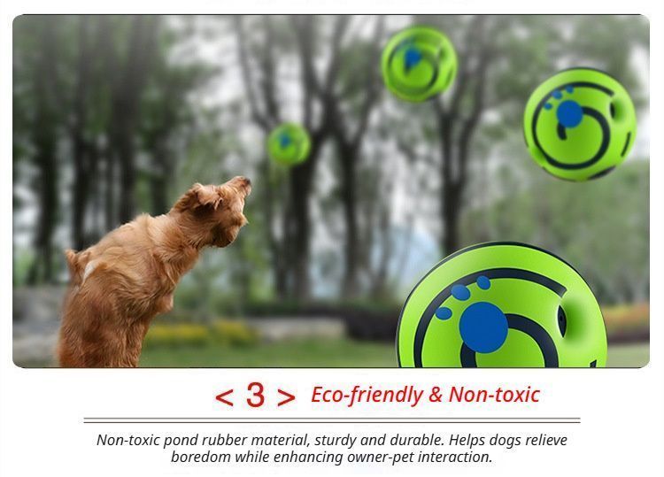 7cm Dog Squeaky Ball OPP Bag