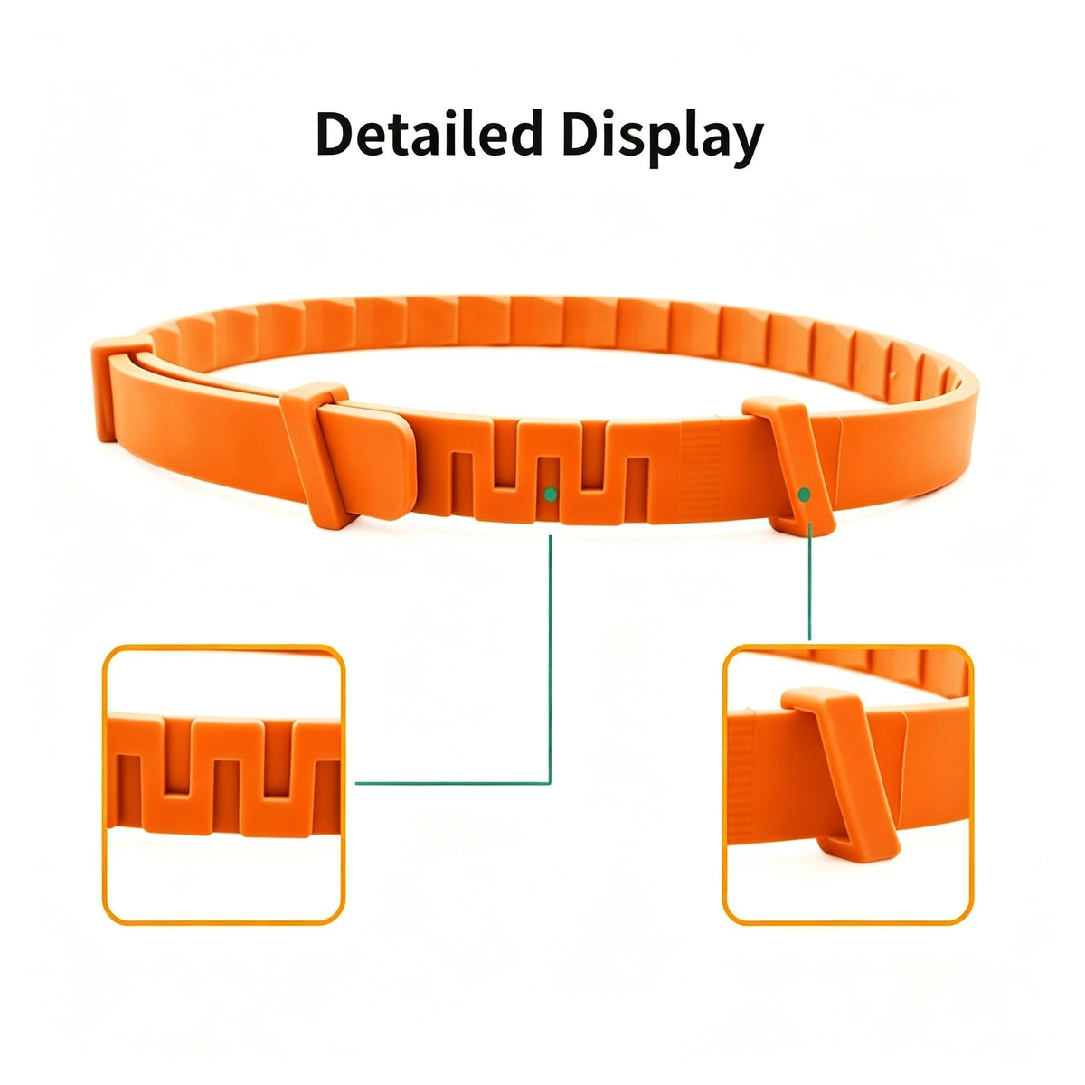 Additional product view: 4-Pack Gray Cat Essential Oil Scented Collars, 38 cm