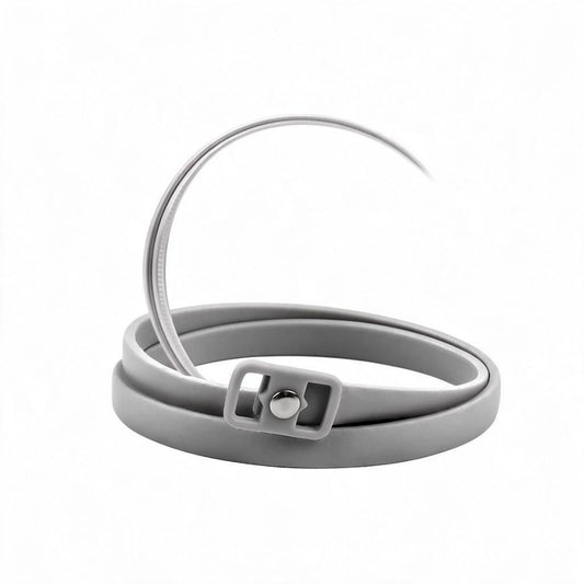 Product image: Grey 48cm Cat Flea Collar in Tin Canister, 8-Month Tick & Mosquito Guard with Snag-Free Buckle, Allergen Free