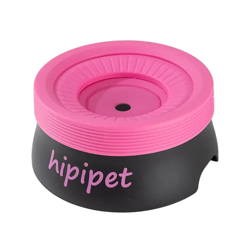 Pet Essential | Splash-Proof Non-Wet Mouth Water Bowl, Dogs and Cats Drink Freely and More Hygienically(Cocoa milk palm 600ML)