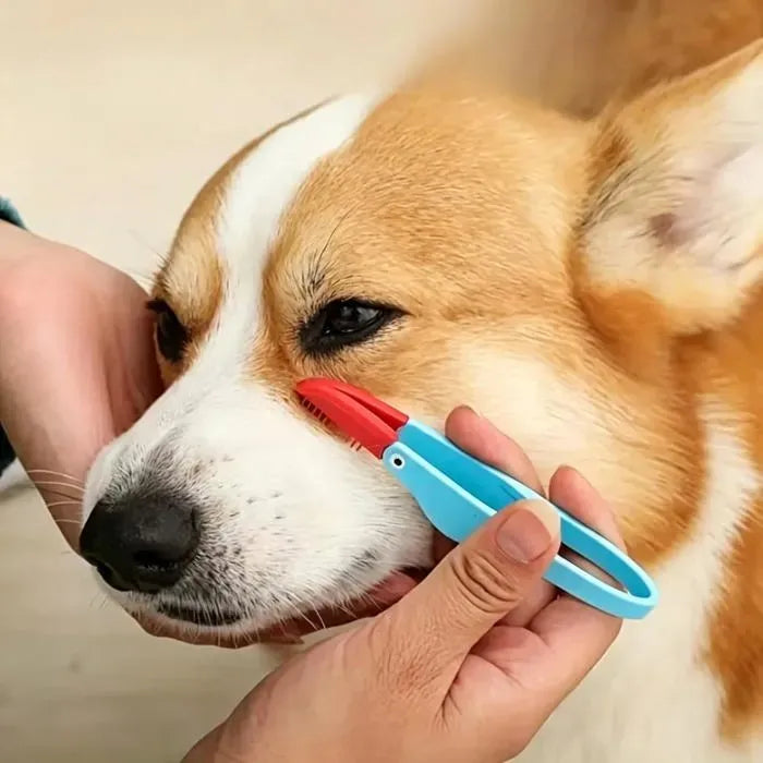 Soft Tear Removing Brush for Dogs and Cats, Eye Cleaning Comb